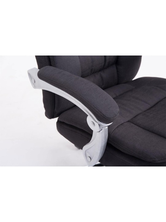 XL irodai szék Troy szövet, fekete