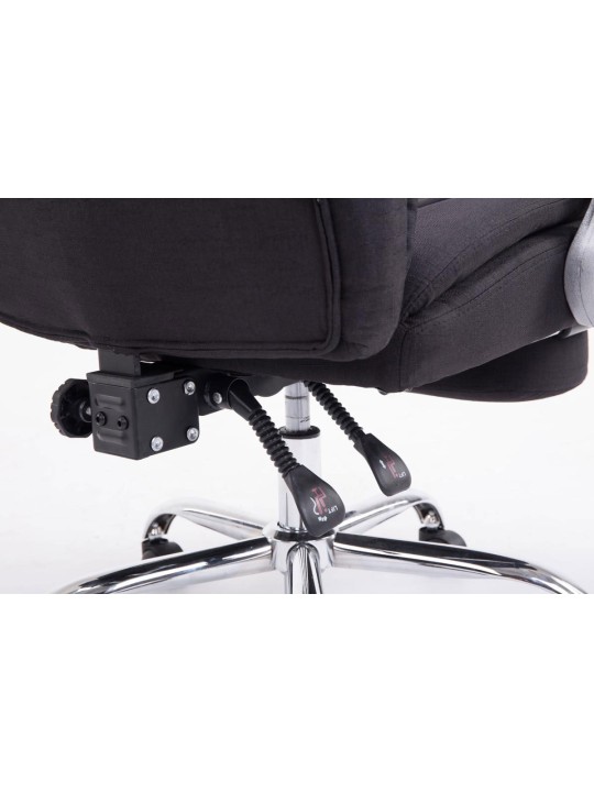 XL irodai szék Troy szövet, fekete