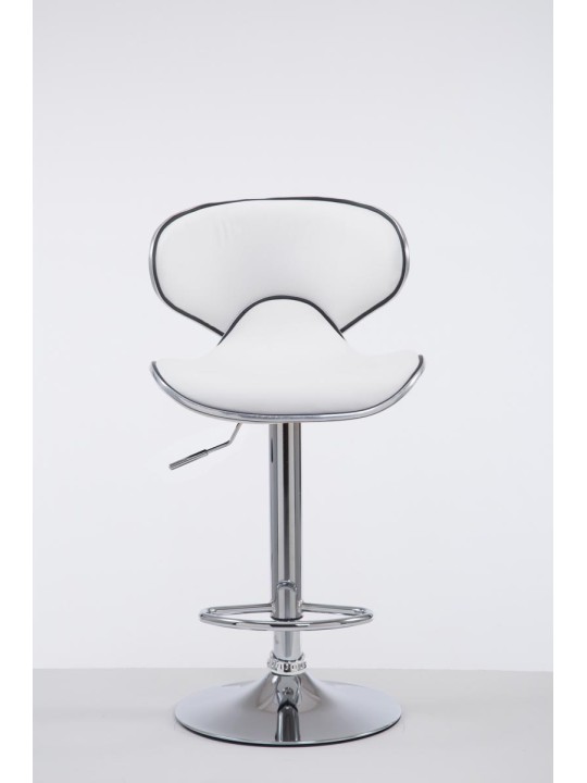 Bárszék Las Vegas V2 króm, fehér