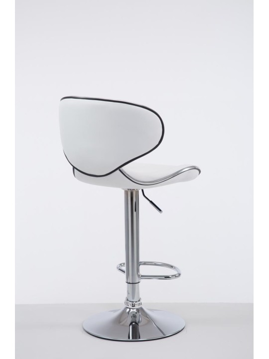 Bárszék Las Vegas V2 króm, fehér