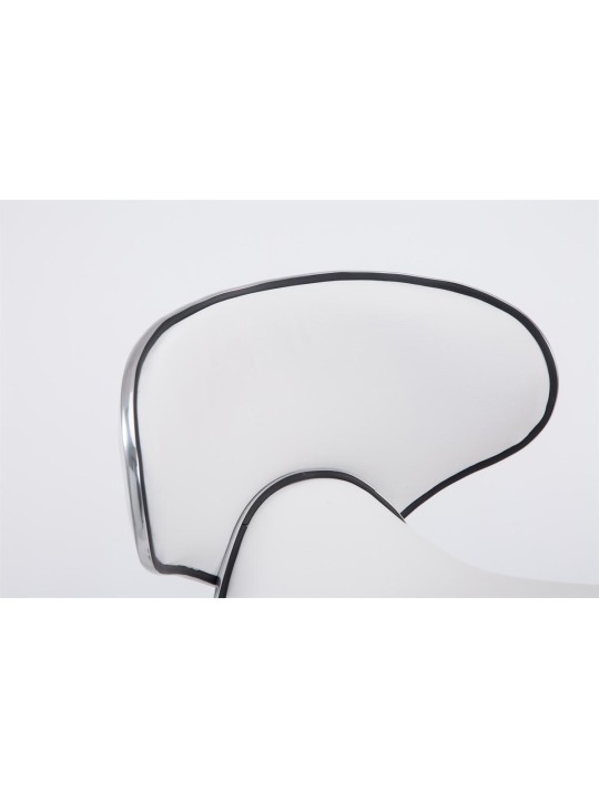 Bárszék Las Vegas V2 króm, fehér