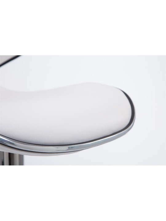 Bárszék Las Vegas V2 króm, fehér