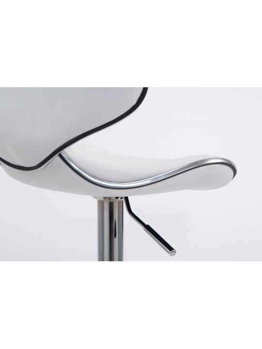 Bárszék Las Vegas V2 króm, fehér