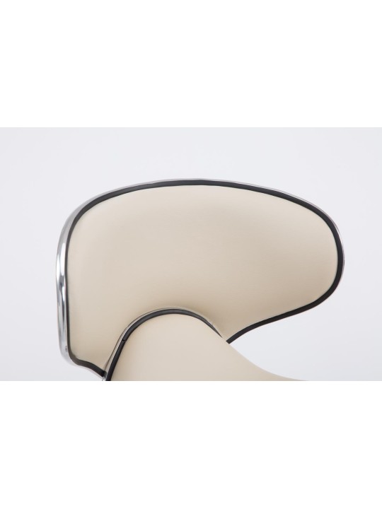 Bárszék Las Vegas V2 króm, krém