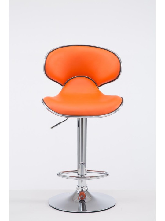 Bárszék Las Vegas V2 króm, narancs