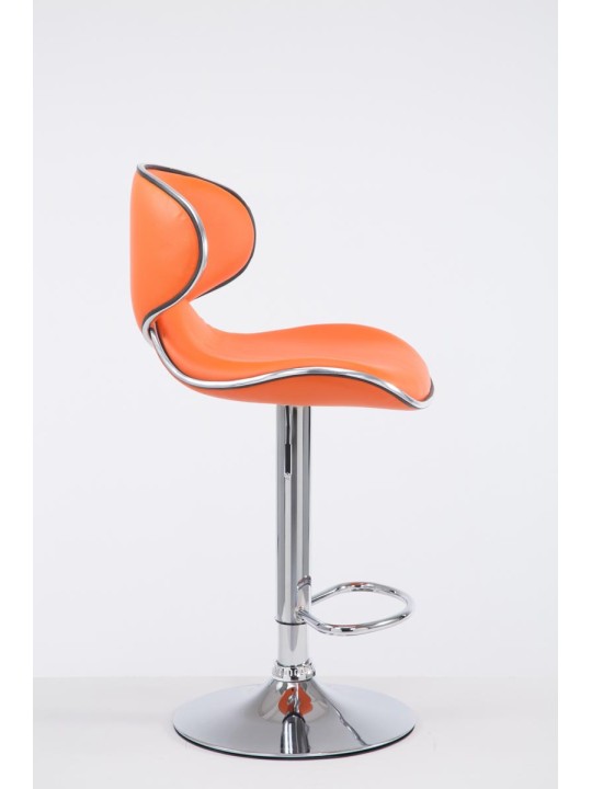 Bárszék Las Vegas V2 króm, narancs