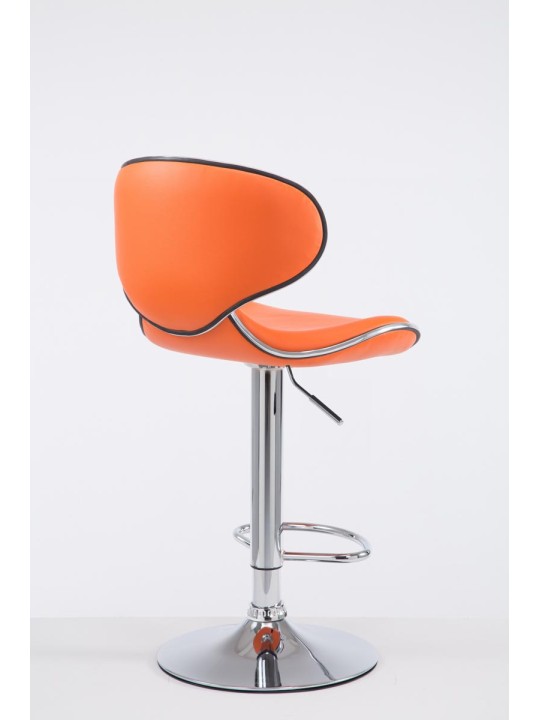 Bárszék Las Vegas V2 króm, narancs