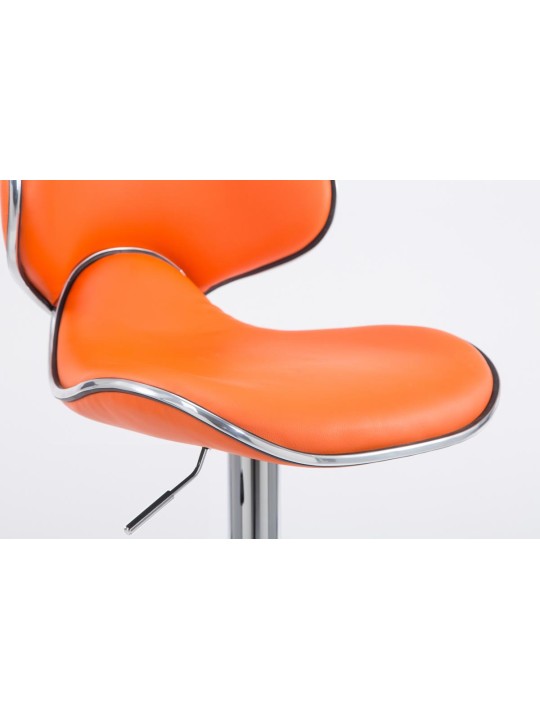 Bárszék Las Vegas V2 króm, narancs