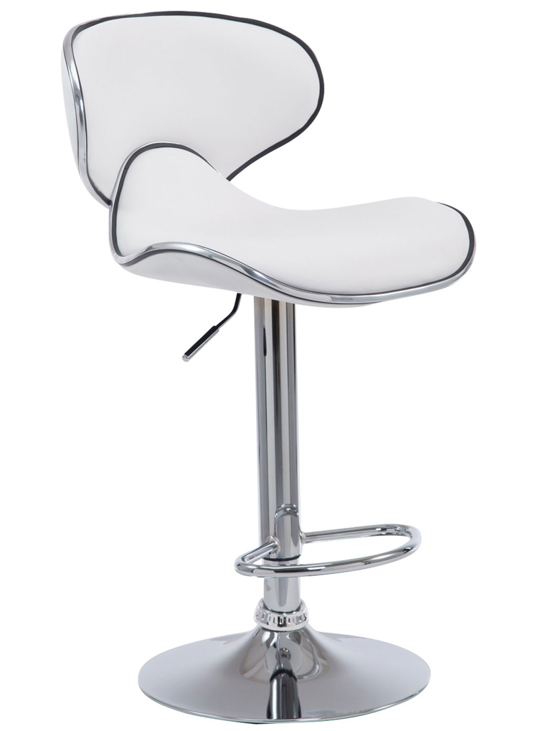 Bárszék Las Vegas V2 króm, fehér