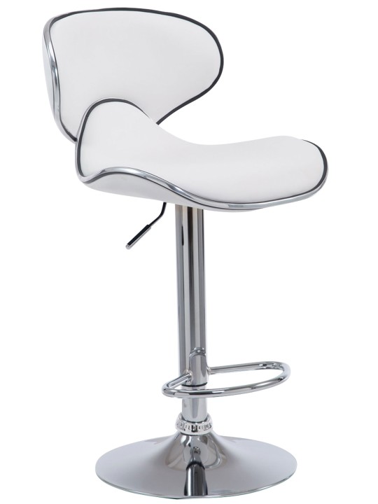 Bárszék Las Vegas V2 króm, fehér