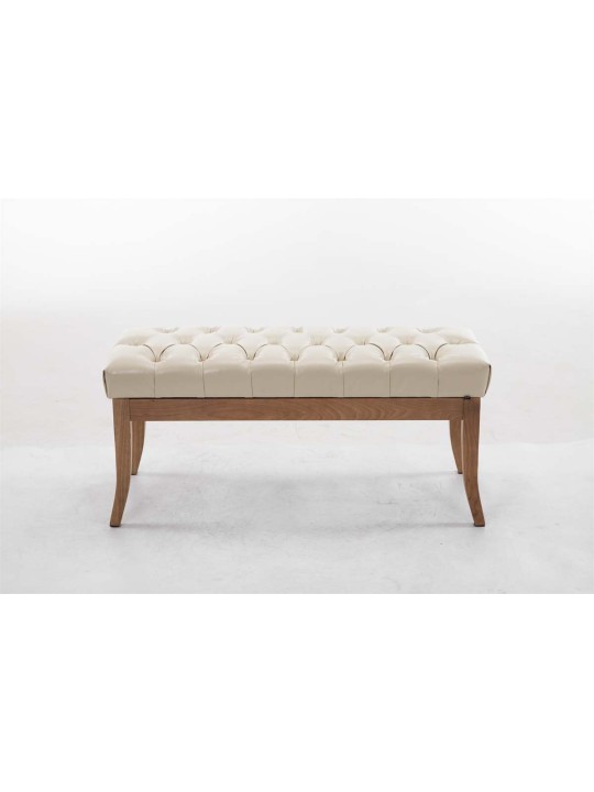 Bench Ramses műbőr antik-light 100, krém