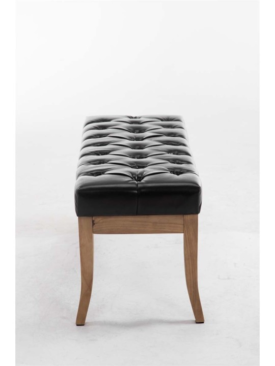 Bench Ramses műbőr antik-light 100, fekete