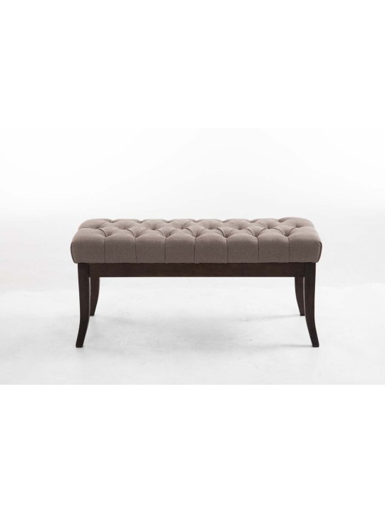 Bench Ramses szövet antik sötét 100, taupe