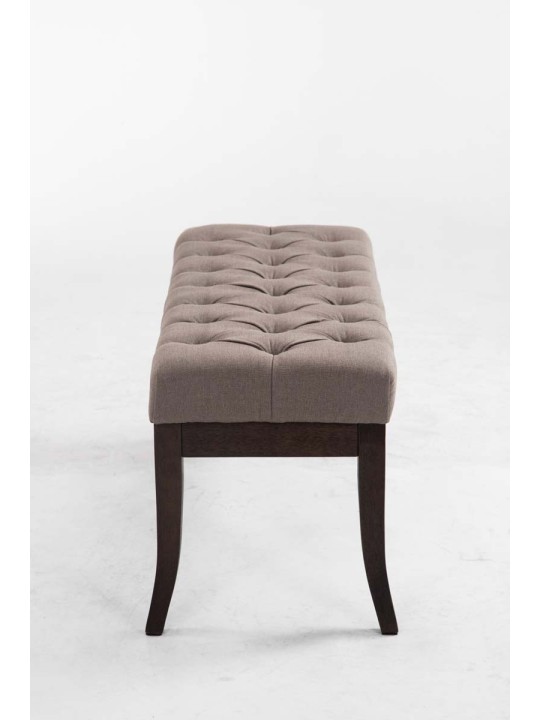 Bench Ramses szövet antik sötét 100, taupe