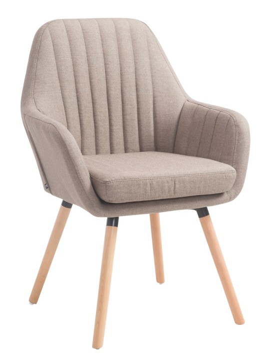 Szék Florian szövet Natura, taupe
