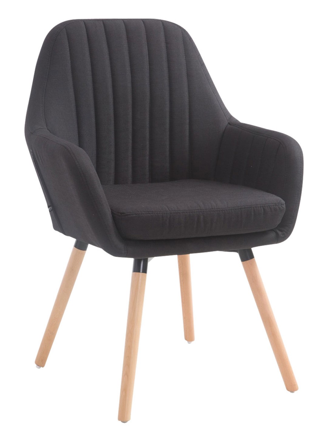 Szék Florian szövet Natura, fekete