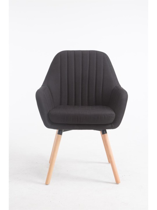 Szék Florian szövet Natura, fekete