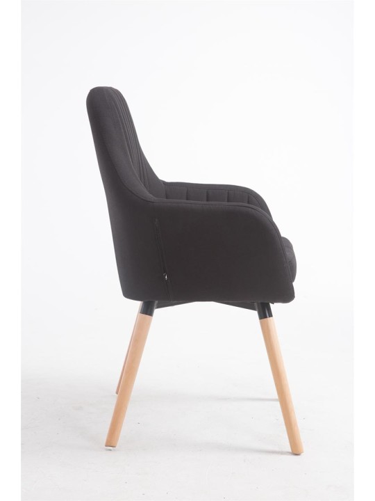 Szék Florian szövet Natura, fekete