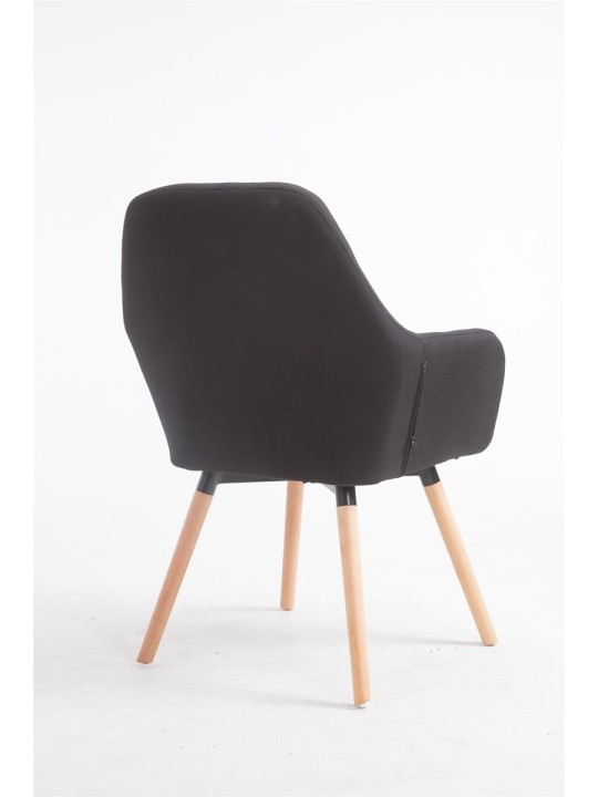 Szék Florian szövet Natura, fekete