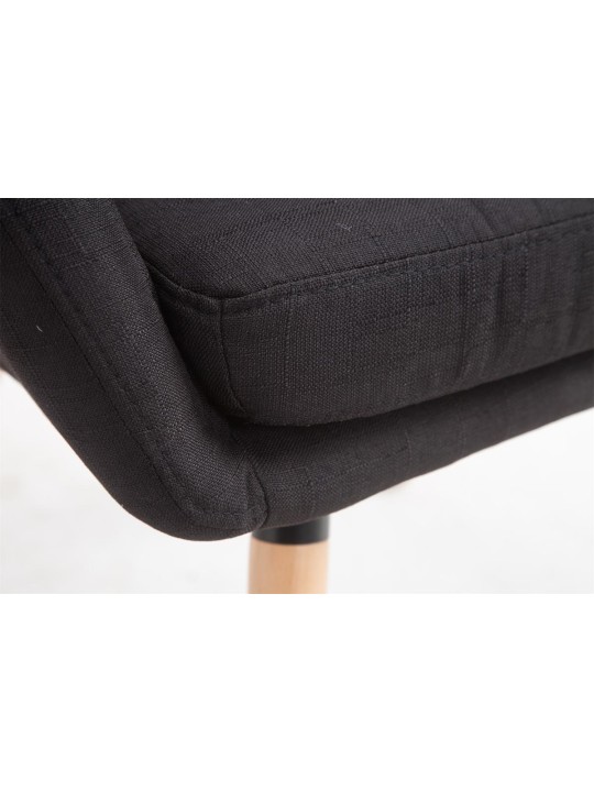 Szék Florian szövet Natura, fekete