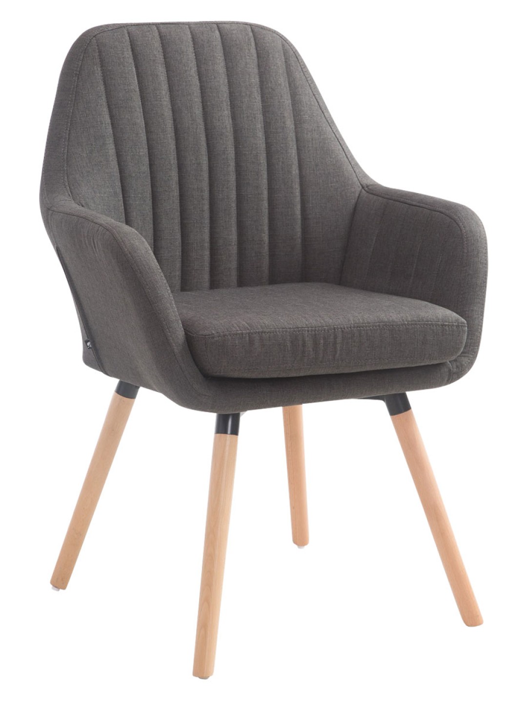 Szék Florian szövet Natura, sötétszürke