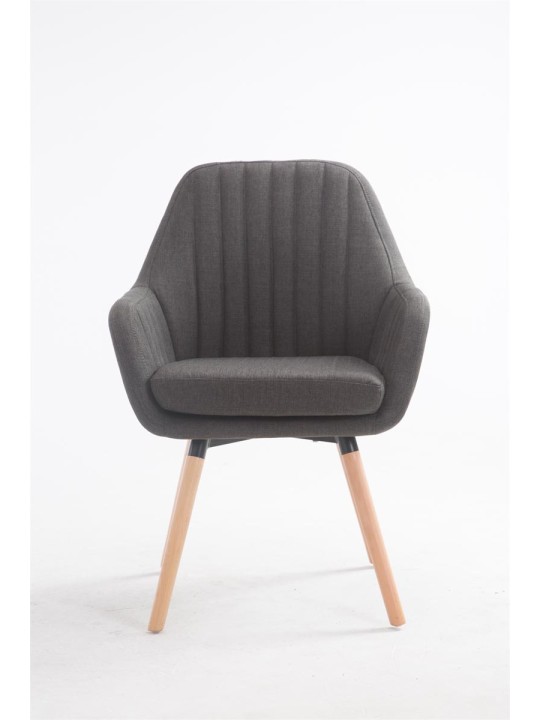 Szék Florian szövet Natura, sötétszürke