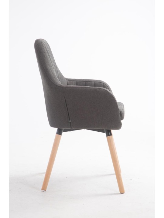 Szék Florian szövet Natura, sötétszürke