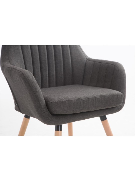 Szék Florian szövet Natura, sötétszürke