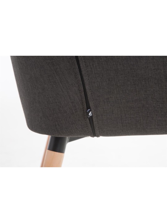 Szék Florian szövet Natura, sötétszürke