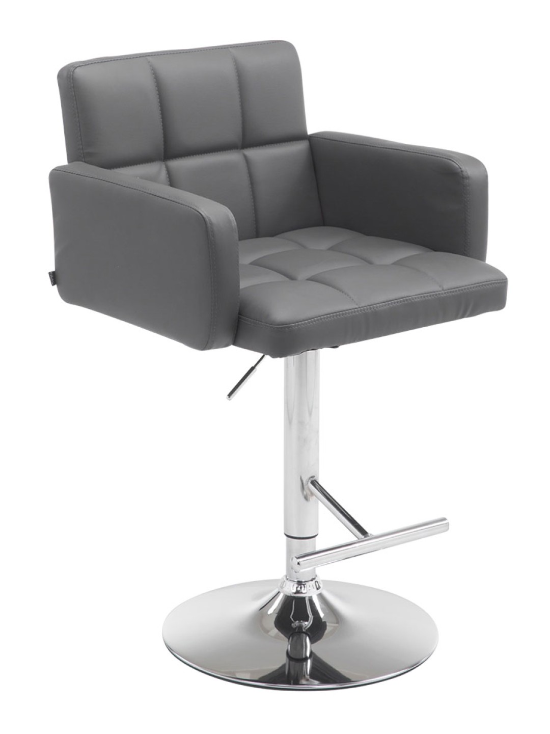 Bárszék Los Angeles műbőr C, szürke
