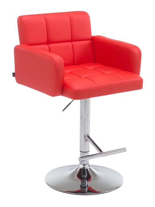 Bárszék Los Angeles műbőr C, piros