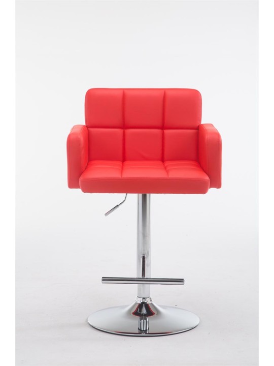 Bárszék Los Angeles műbőr C, piros