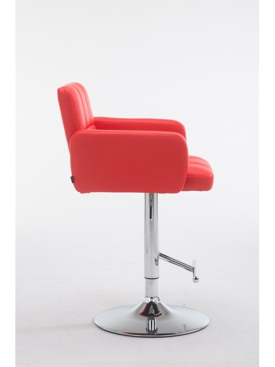 Bárszék Los Angeles műbőr C, piros