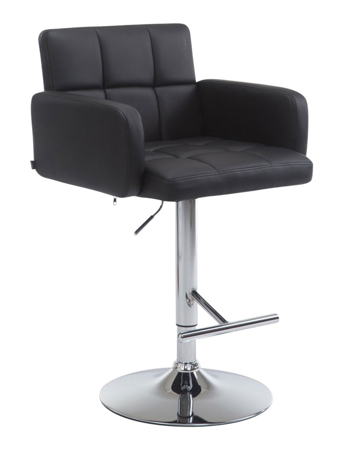 Bárszék Los Angeles műbőr C, fekete