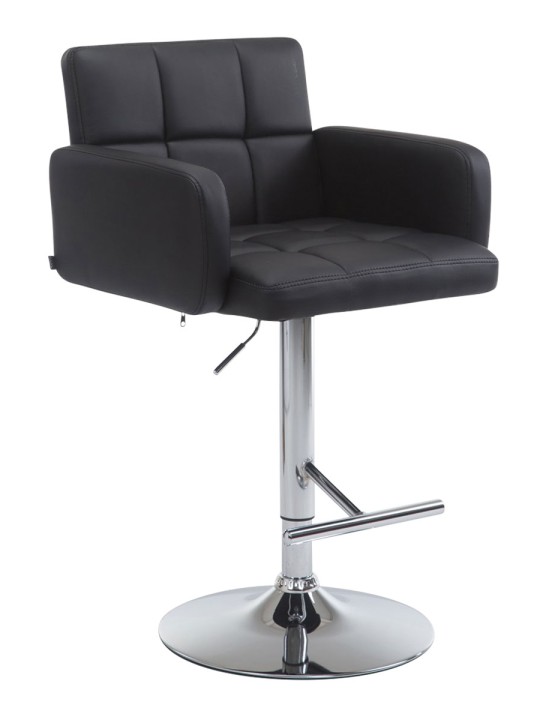 Bárszék Los Angeles műbőr C, fekete