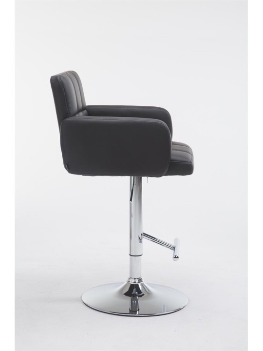 Bárszék Los Angeles műbőr C, fekete