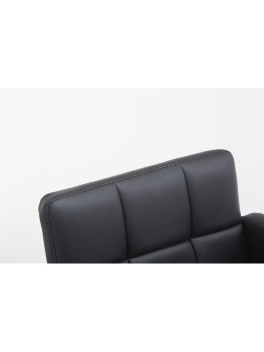 Bárszék Los Angeles műbőr C, fekete