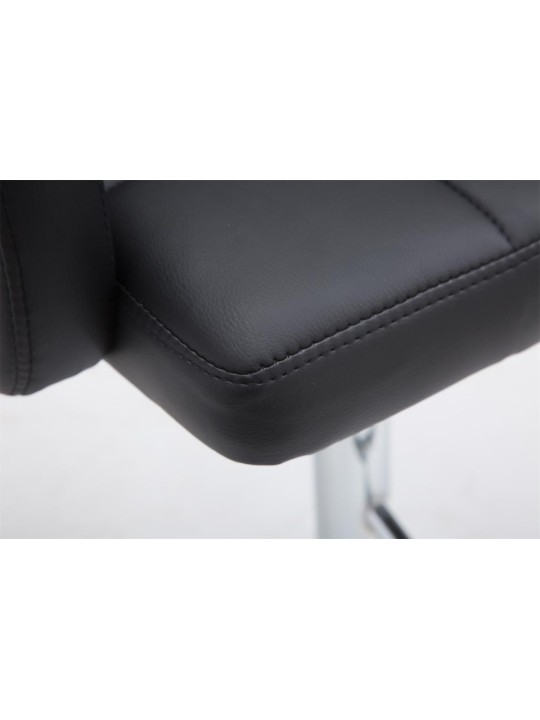 Bárszék Los Angeles műbőr C, fekete