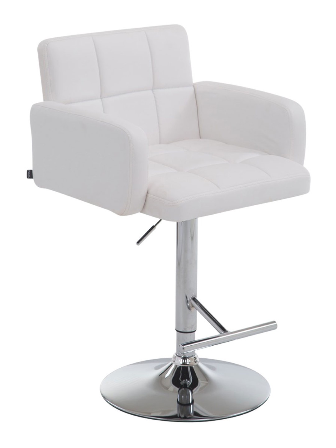 Bárszék Los Angeles műbőr C, fehér