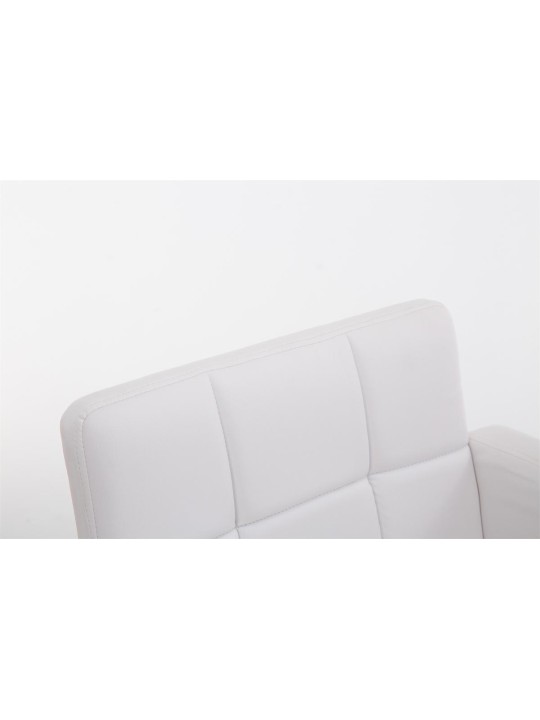 Bárszék Los Angeles műbőr C, fehér