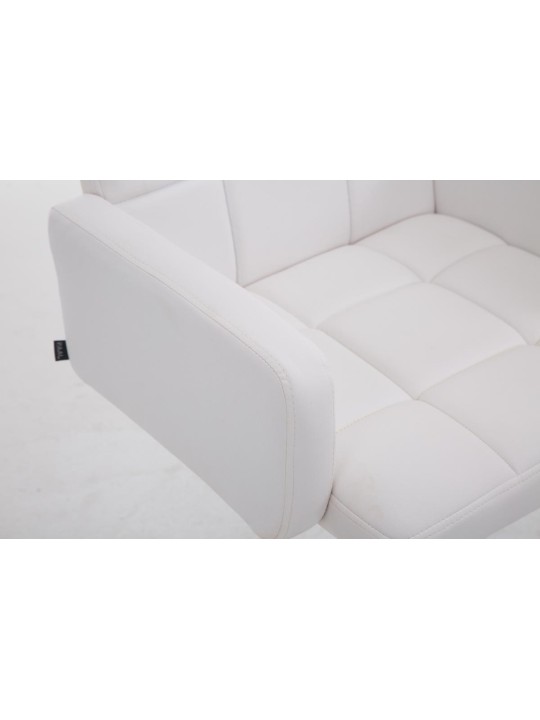 Bárszék Los Angeles műbőr C, fehér