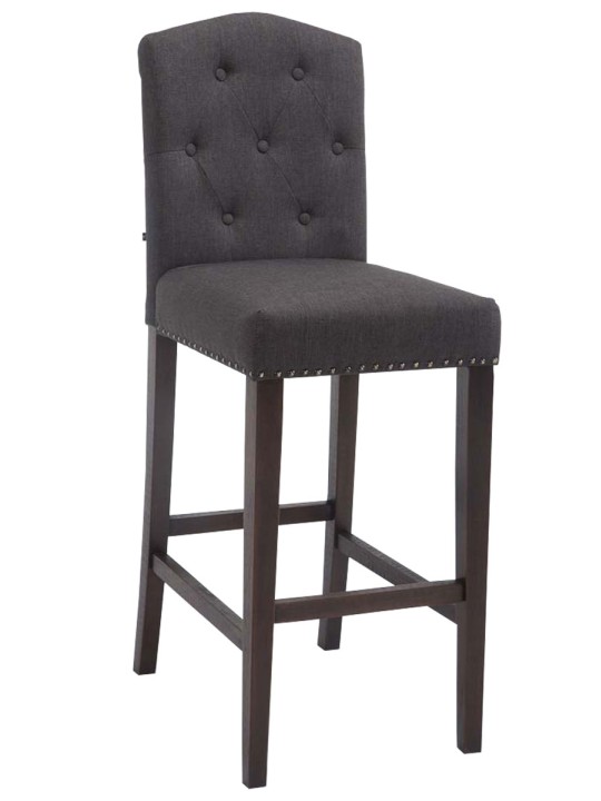 Louise bárszék antik szövet, sötétszürke