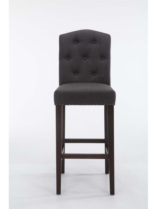 Louise bárszék antik szövet, sötétszürke