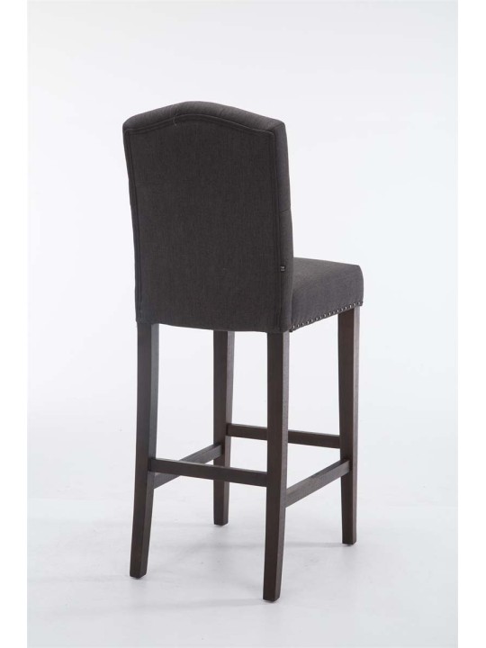 Louise bárszék antik szövet, sötétszürke