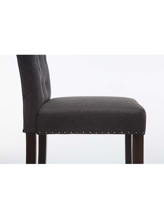 Louise bárszék antik szövet, sötétszürke