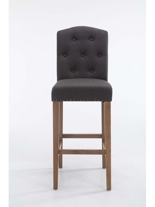 Bárszék Louise szövet antik-könnyű, sötétszürke