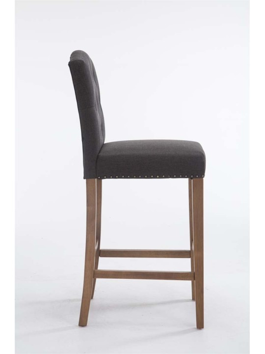 Bárszék Louise szövet antik-könnyű, sötétszürke