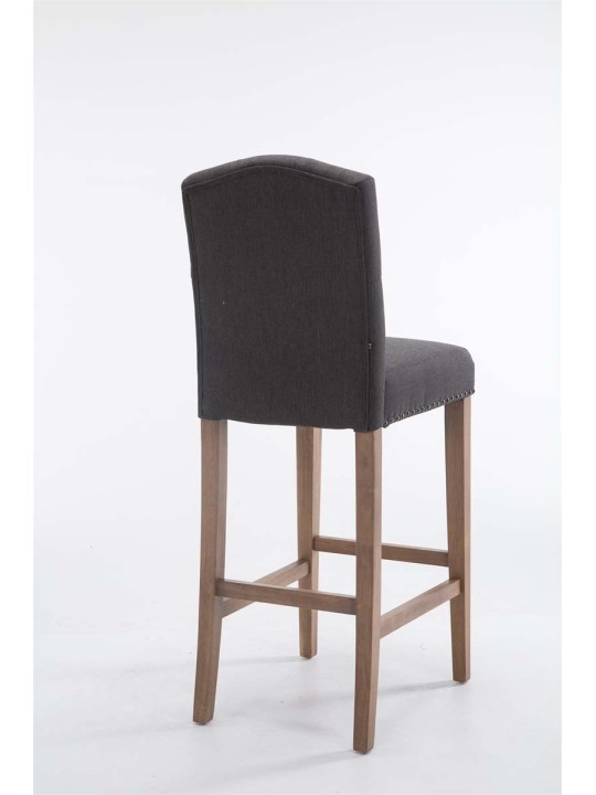 Bárszék Louise szövet antik-könnyű, sötétszürke