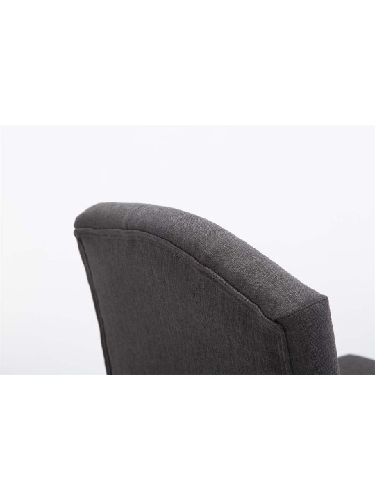 Bárszék Louise szövet antik-könnyű, sötétszürke