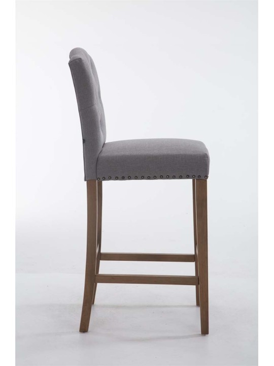 Bárszék Louise szövet antik-könnyű, világosszürke